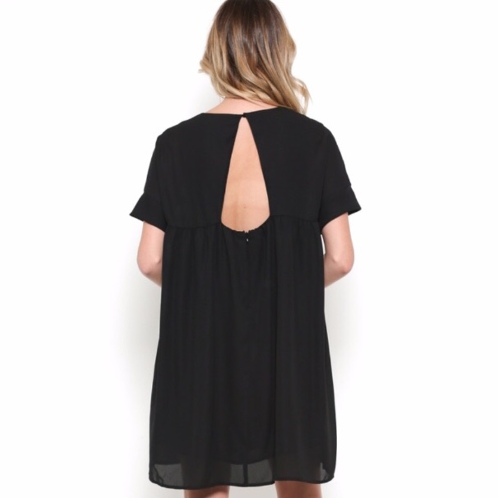 SOLD OUT Embroidered Babydoll Dress - Picture 3 of 4